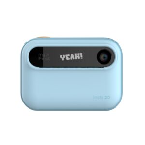MyFirst Camera Insta 20 Camara Digital Infantil - Impresion Instantanea - Sin Tinta - Compacta - Doble Pantalla - Videos y Fotos en HD - Color Azul