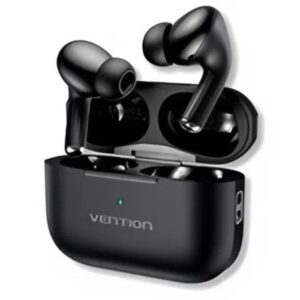 Vention Echo Lite E11 Auriculares Bluetooth 5.4 con Estuche de Carga - True Wireless - 6h Autonomia - Color Negro