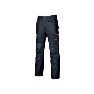 Upower Free Pantalon Multifuncional - Talla 64 - Multiples Bolsillos Estrategicos, Rodilleras Resistentes, Detalles Reflectantes, Costura Triple, Proteccion DPI1 - Color Azul Marino