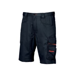Upower Party Pantalon Corto Multifuncional - Talla 66 - Multiples Bolsillos, Cintura Ajustable, Costuras Reforzadas, Cierre de Seguridad, Proteccion DPI1 - Color Azul Marino