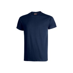 Upower Figi Camiseta de Trabajo de Algodon Cardado - Talla XL - Suavidad y Confort Prolongado, Cuello Elastico Acanalado, Cinta Para-Sudor, Proteccion DPI1 - Color Azul Marino