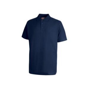 Upower Tonga Polo de Hombre de Algodon Pique - Talla XL - Transpirable, Cuello con 3 Botones, Acabados en Canale, Refuerzos en Cuello y Hombros, Proteccion DPI1 - Color Azul Marino