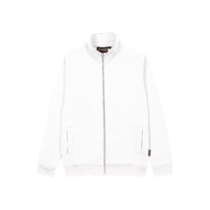 Upower Anuta Sudadera con Cremallera Completa - Talla XL - Suave French Terry, Transpirable y Resistente, Mangas Ranglan, Puños y Dobladillo Elasticos, Costuras Pespunteadas - Color Blanco