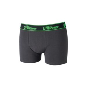 Upower Boxer Calzoncillos Boxer de Algodon Suave - Talla XL - Elastico Resistente, Ajuste Duradero, Material Transpirable y Resistente al Lavado, Paquete de Tres Colores - Color Gris Asfalto