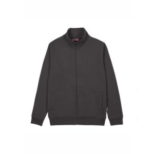 Upower Sotra Sudadera de Trabajo sin Capucha - Talla XL - Cremallera, Polialgodon Perchado, Diseño Ergonomico, Puños y Dobladillo Elastico, Bolsillos Laterales, Proteccion DPI1 - Color Gris Meteorito