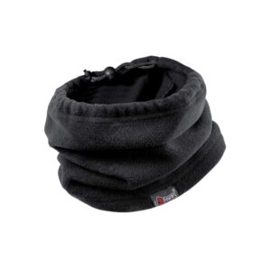 Upower Braga de Cuello con Reguladores - Talla Unica - Logotipo Bordado, Material 100% Poliester, Durabilidad y Estilo - Color Negro Carbon