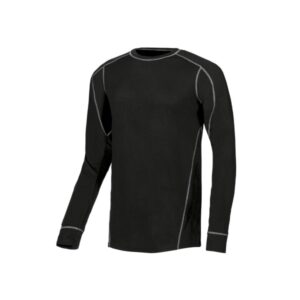 Upower Alpin Camisa de Trabajo Termica - Talla XL - Material Comodo y Transpirable, Costuras Planas sin Etiquetas, Proteccion Contra Irritaciones - Color Negro Carbon