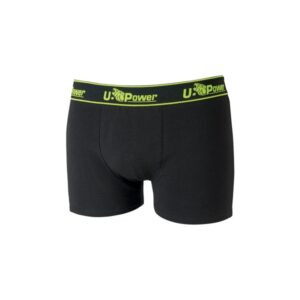 Upower Boxer Calzoncillos Boxer de Algodon Suave - Talla XL - Elastico Resistente, Ajuste Duradero, Material Transpirable y Resistente al Lavado, Paquete de Tres - Color Negro Carbon