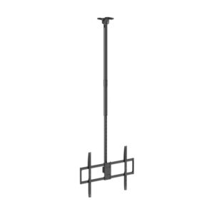 Aisens Soporte de Techo Pro Giratorio - Inclinable, Extensible y Nivelable - De 50" a 100" - Peso Maximo 80Kg - VESA Maximo 800x600 - Color Negro