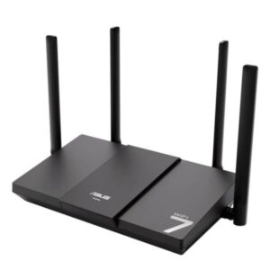 Asus RT-BE50 Router WiFi 7 Dual Band BE3600 AiMesh OFDMA - Velocidad hasta 2882Mbps en 5GHz - 4 Puertos - 4 Antenas - Color Negro