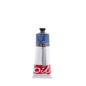 Daler Rowney Graduate Pintura al Oleo - Tubo de Aluminio - 220ml - Color Azul Ftalo