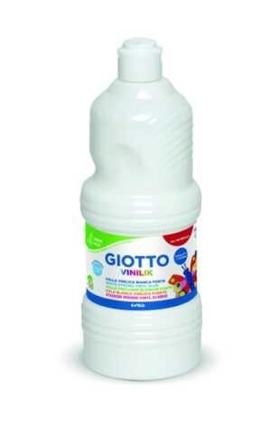 Giotto Vinilik Cola Vinilica - 1Kg - Fuerte - Botella de Plastico - Color Blanco