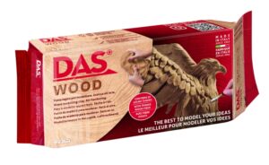 Das Wood Pasta de Madera para Modelar Que Endurece al Aire - 700g - Color Marron