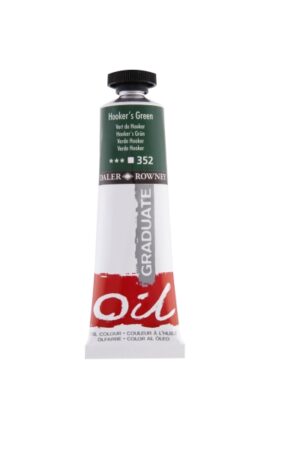 Daler Rowney Graduate Pintura al Oleo - Tubo de Aluminio - 38ml - Color Verde Hooker