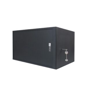 WP RWS-06504-B Armario Mural de Seguridad 6U - Puerta Corrediza - Antirrobo Clase RC4 - 560x400x400mm - Color Negro