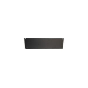 WP Tapa Delantera para Armario 3U - 490x15x145mm - Color Negro