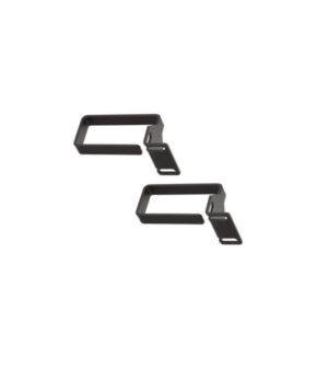 WP Pack de 2 Anillos 1U para Cableado - Metalico - 490x15x55mm - Color Negro