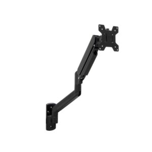 Tooq Soporte de Pared con Brazo Articulado para Monitor de 13"-34" - Piston de Gas - Giratorio e Inclinable - Gestion de Cables - Peso Maximo 10kg - VESA 100x100 - Color Negro