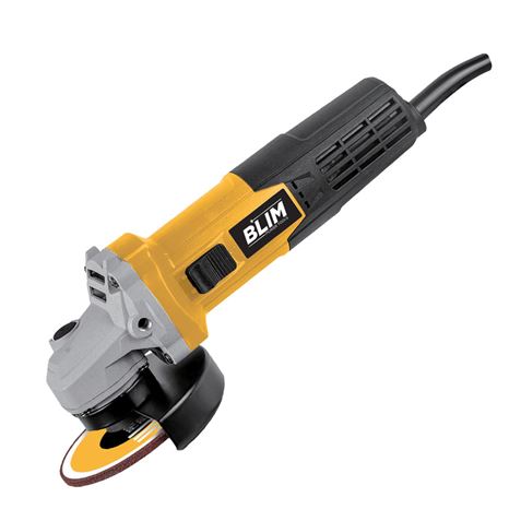 Blim Radial 115mm - 750W - Velocidad 12000rpm - Proteccion Antichispas - Ergonomica - Color Negro y Amarillo