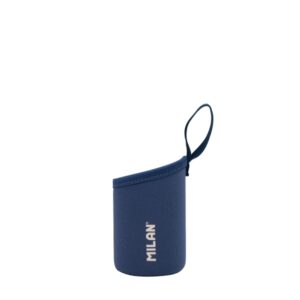 Milan 403 Since 1918 Funda de Neopreno para Botellas Isotermicas de 0.35L - Agarre Antideslizante - Ayuda a Mantener la Temperatura - Protege la Botella - Color Azul Marino