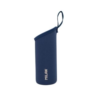 Milan 403 Since 1918 Funda de Neopreno para Botellas Isotermicas de 0.59L - Agarre Antideslizante - Ayuda a Mantener la Temperatura - Protege la Botella - Color Azul Marino
