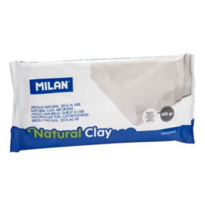 Milan Arcilla Natural - Seca al Aire - 400g - Color Blanco