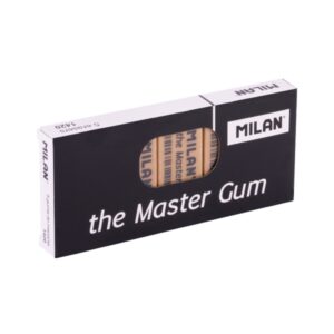 Milan Master Gum Gomas de Borrar para Bellas Artes - Envueltas Individualmente - Miga de Pan - Caucho Sintetico - Color Marron