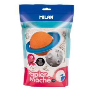 Milan Papel Mache Blanco en Polvo - en Bolsa - 200g - Color Blanco