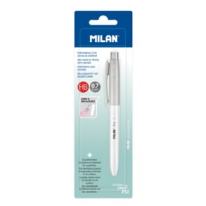Milan Pl1 + Portaminas 0.7mm - Superficie Antibacteriana - Color Gris