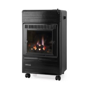 Orbegozo HBF 95 N Estufa de Llama Azul - Potencia Calorifica de 3500W - Triple Sistema de Seguridad - Clase Energetica a - Ruedas y Asas de Transporte - Gas Butano/Propano - 40x70x34cm - Color negro