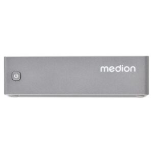 Medion S06e MD35340 Mini Ordenador Intel N100 - HDMI, DisplayPort, USB3.2, USB-C, RJ-45, WIFI6, Bluetooth - Color Gris