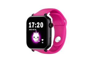 Savefamily Reloj Inteligente Infantil SaveWatch Plus con GPS y Llamada - IP67 - Boton SOS - Carcasa Negra - Correa Silicona Lollipop