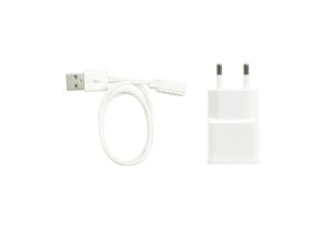 Savefamily Cargador de pared + Cable para Relojes Savefamily - 5V - Color Blanco