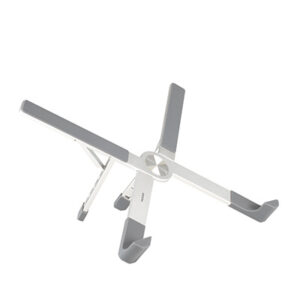 Tooq Soporte para Portatil hasta 17.3" - Plegable y Portatil - Color Plata