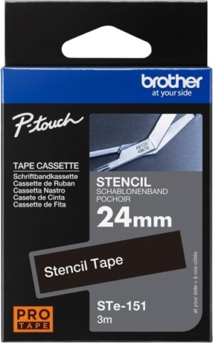 Brother STe151 Cinta de Identificacion Original - Ancho 24mm x 3 metros