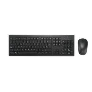 Kensington Kit de Teclado Inalambrico y Raton Inalambrico Bluetooth, USB 2.4GHz - Recargables - Teclado con Tecla Copilot - Indicadores LED -  Color Negro