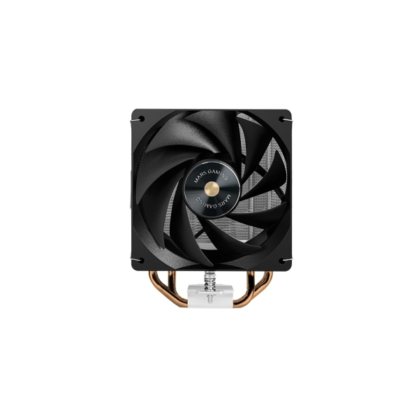 Mars Gaming MCPU-X4 Disipador CPU con 230W de Potencia - Ventilador PWM de 120mm - 4 Heatpipes HCT - Aletas de Aluminio - 120x68x154mm - Color Negro