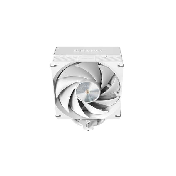 Mars Gaming MCPU-X5 Disipador CPU con 280W de Potencia - Ventilador PWM de 120mm - 5 Heatpipes HCT - Rendimiento Ultrasilencioso - Color Blanco