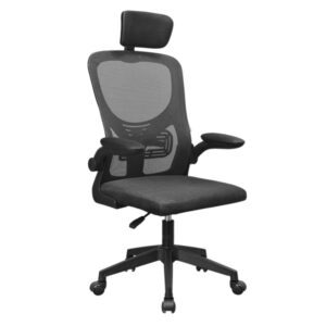 Mars Gaming MGC-ERGOPLUS Silla de Oficina Ergonomica - Reposacabezas, Soporte Lumbar y Reposabrazos Ajustable - Malla Transpirable - Asiento de Espuma - 600x620x1250mm - Color Negro