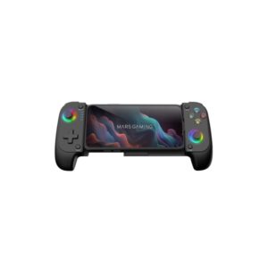 Mars Gaming MGPX Gamepad Bluetooth Multiplataforma - Multifuncional 2 en 1 - Soporta Smartphones hasta 6.8" - Vibracion Dual - Funcion Turbo - Color Negro