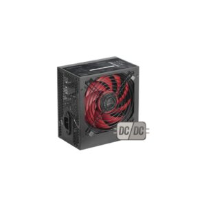 Mars Gaming MPIII550P Fuente de Alimentacion ATX de 550W - Ventilador de 12cm - Silencioso con Tecnologia AI-RPM - 14dB - Color Negro