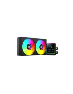 Mars Gaming ML-LCDPRO240 Kit de Refrigeracion Liquida - Potencia 500W - Pantalla LCD 2.8" - Bomba Opti-Chamber - Iluminacion ARGB - Color Negro