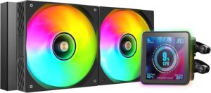 Mars Gaming ML-VISIONPRO240 Kit de Refrigeracion Liquida - Potencia 500W - Iluminacion ARGB - Bomba Opti-Chamber - Color Negro