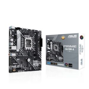 Asus Prime  H610M-A-CSM Placa Base Intel 1700 2x DDR5, 2x M2, 4x Sata III, PCIe 3.0, 4.0, USB 2.0, 3.2, RJ-45, HDMI, DisplayPort, VGA MicroATX