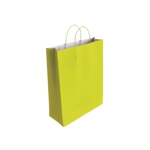 Bismark Bolsa de Papel Celulosa - Medidas 40x14x32cm - Color Pistacho