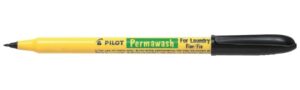 Pilot Permawash Rotulador Permanente para Textil - Punta de 2mm - Color Negro