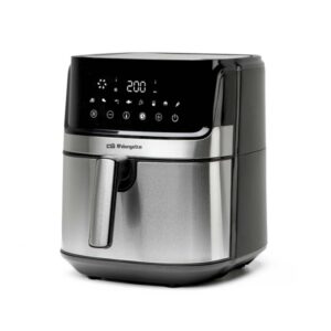 Orbegozo FDR 6510 Freidora sin Aceite Saludable - Capacidad 6.5L - Potencia 1700W - 8 Programas de Coccion - Pantalla LED Tactil - Sistema de Seguridad - Antiadherente - Lavavajillas