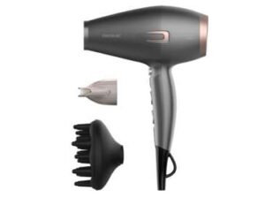 Cecotec Bamba IoniCare 6000 RockStar Essence Secador de Pelo 2200W - Motor Digital - Ion Real - Ajustes de Temperatura - Incluye Difusor y Boquilla Concentradora