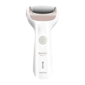 Cecotec Bamba SkinCare Silky Lima Electrica para Pies - Bateria de Litio Recargable - Modo con Cable y sin Cable - Rodillos de Distintos Gramajes
