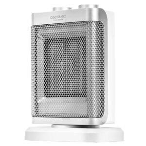 Cecotec Ready Warm 6100 Ceramic Rotate Calefactor Baño Ceramico 1500W - Oscilante - Termostato Regulable - 3 Modos de Funcionamiento - Proteccion Sobrecalentamiento y Antivuelco - Cobertura 25m2